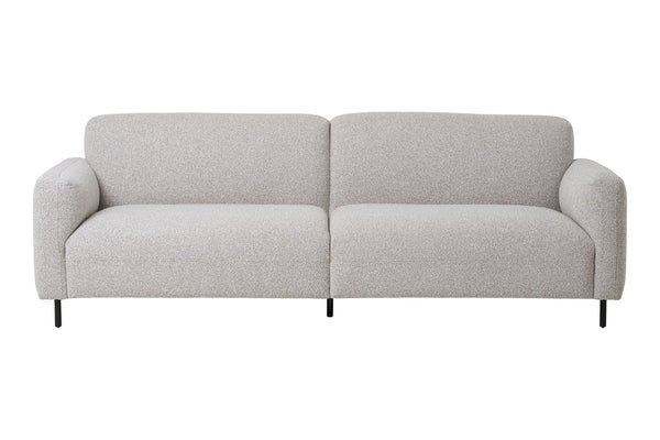 3-Sits Soffa SALVADOR Bouclé Ljusgrå