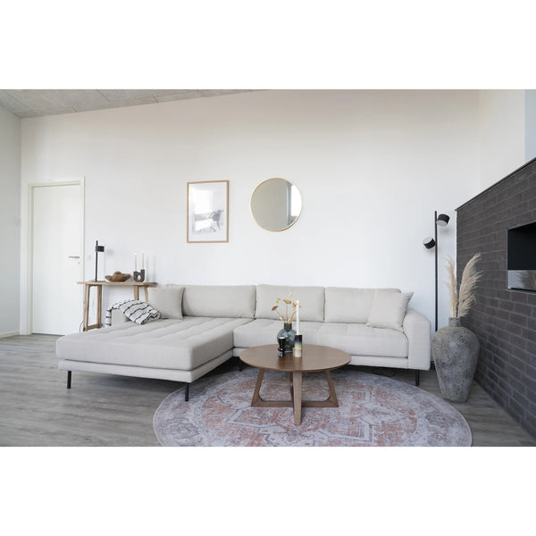 Lounge Sofa LIDO – Left-facing Beige
