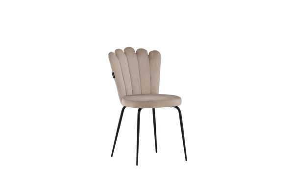 Matstolar LIMHAMN Sammet 82x44x42cm Beige-2st