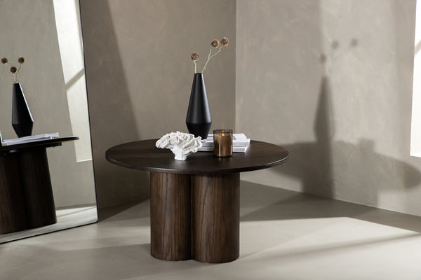 Soffbord OLIVIA MDF ⌀80cm Mocka