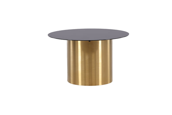 Couchtisch YSTAD ⌀80cm-Glas Schwarz