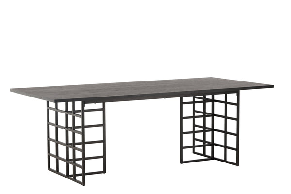 MATBORD YSTAD MDF 100x220 cm-Svart