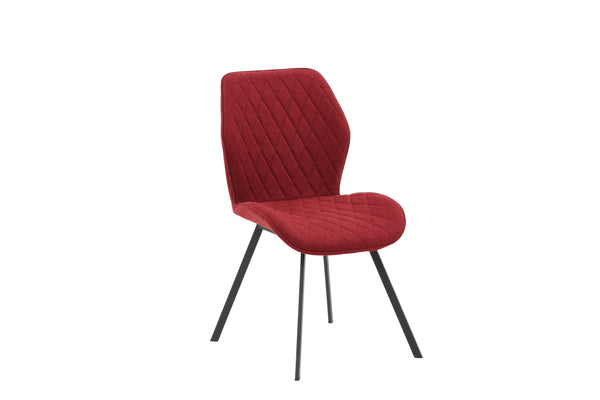 Matstolar GEMMA Polyester 90x50x63cm Röd-2st