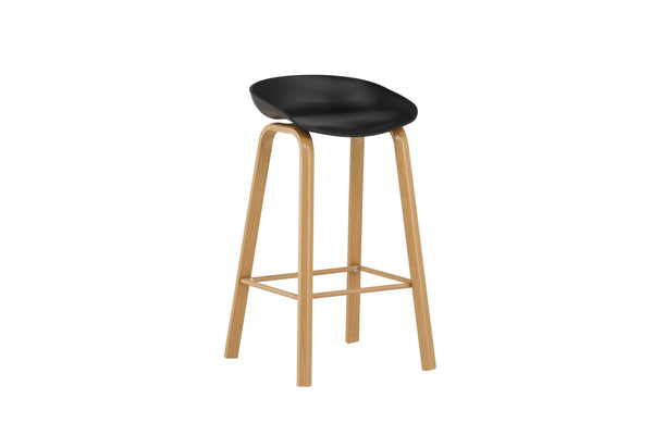 Barstolar 2st DECATUR Polypropen-Svart