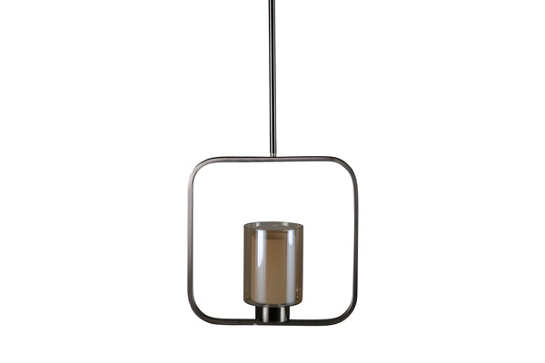 Taklampa ALUDRA Glas LED E27-Silver