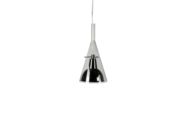 Taklampa SIRIUS Glas E27-Svart