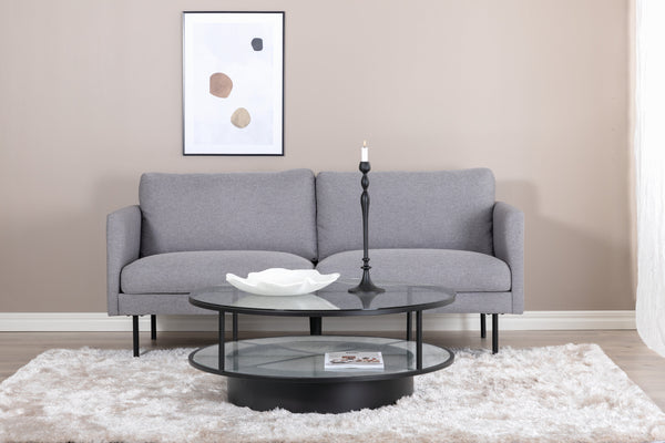 2-Sits Soffa ZOOM Polyester Grå