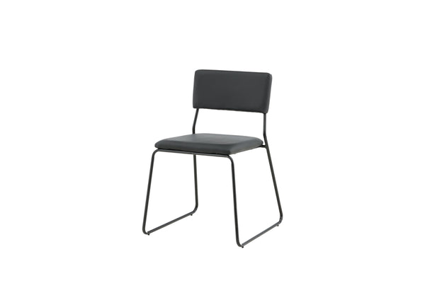 Matstolar KENTH PU 76x40x52cm Svart-2st