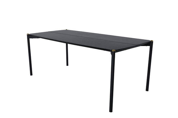 MATBORD PELLE Veneer 90x190 cm-Svart