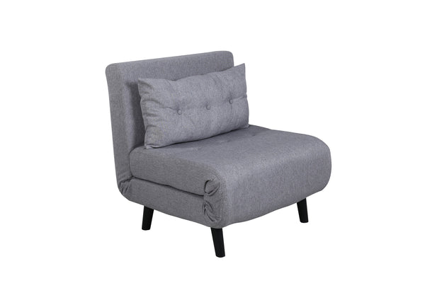 Bäddsoffa VICKY Polyester Grå