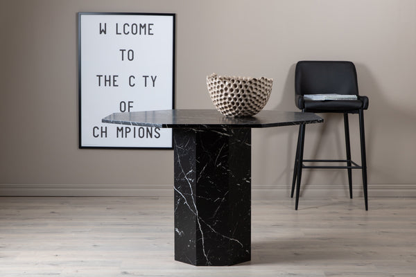 Matbord MARBS MDF ⌀110 Svart