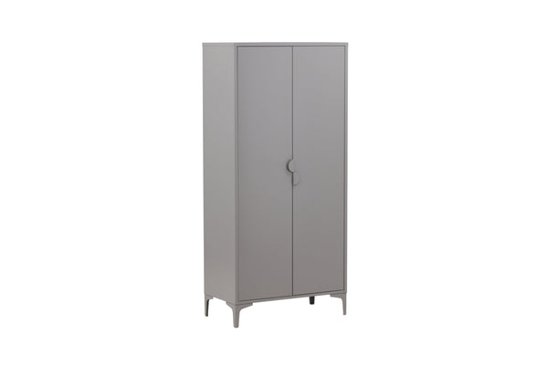Garderober PIRING Stål 85x183 cm-Ljusgrå