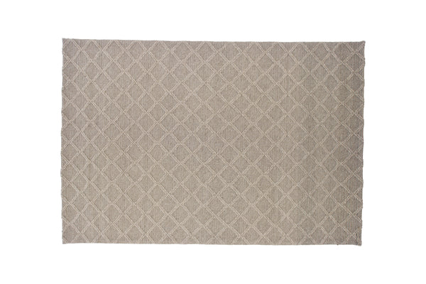 Rektangulär matta CLOUDY Ull 230x160cm-Beige