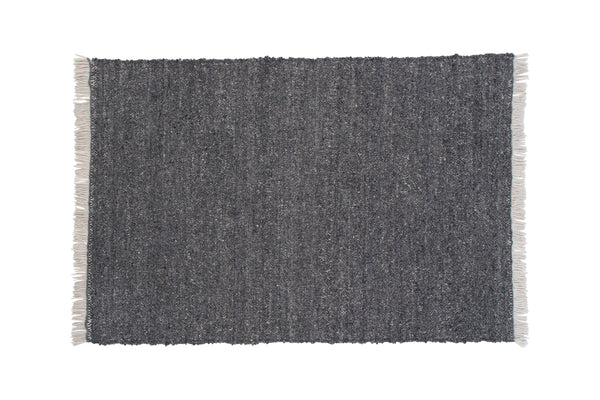 Rectangular rug BETINA Wool 400x300cm-Grey