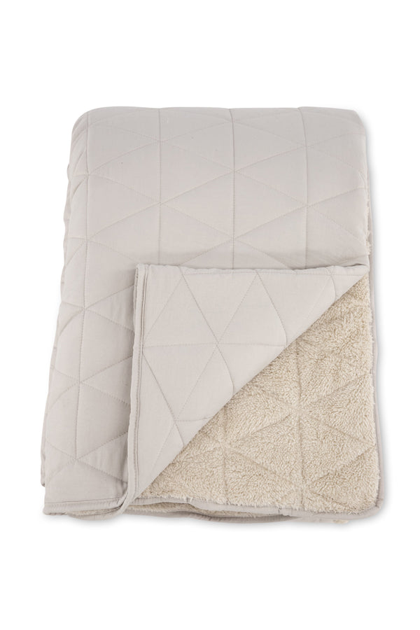 Bedspread NILLA Polyester 260x260cm-Beige