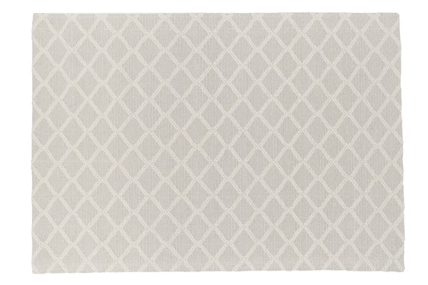 Rektangulär matta CLOUDY Ull 300x200cm-Off-white