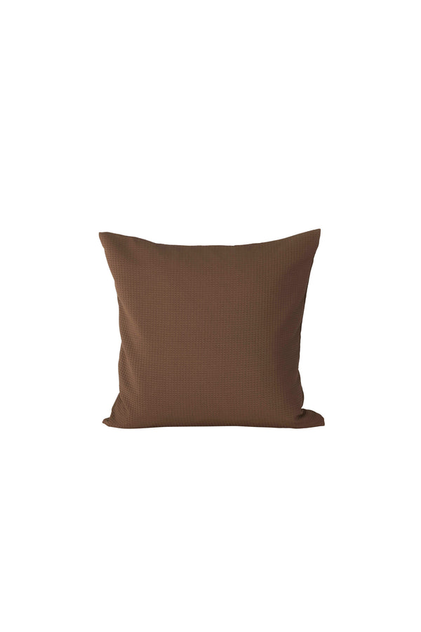 Kuddfodral CELINE Polyester 50x50cm-Mörk brun