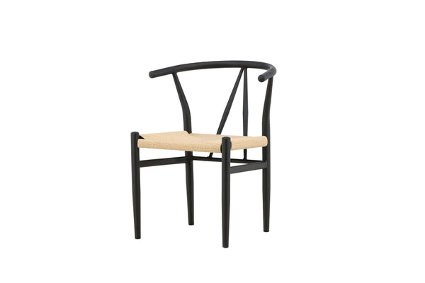 Matstolar ALFONS Rattan Svart