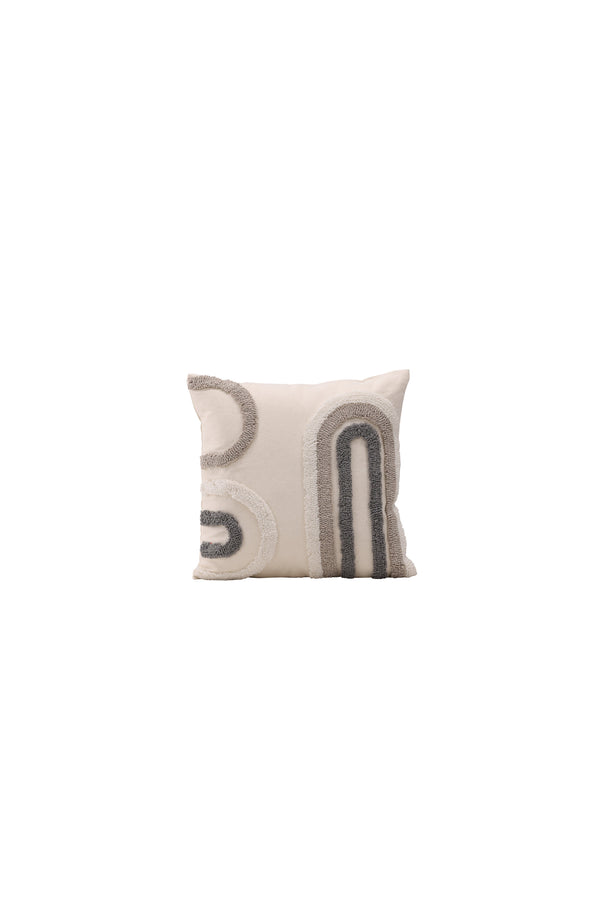 Kuddfodral CORNELIA Polyester 45x45cm-Vit