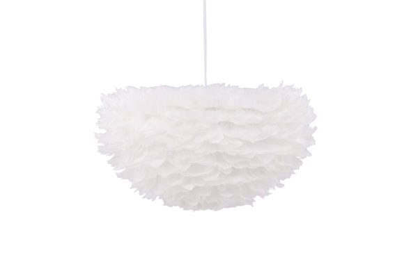Taklampa NICOLA Fjäder E27-Vit