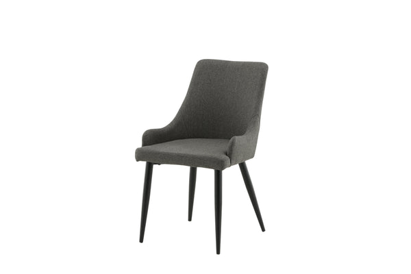 Matstolar PLAZA Polyester 86x50x61cm Grå-2st