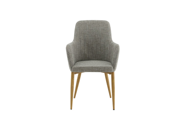 Matstolar COMFORT Polyester 93x57x62cm Grå-2st