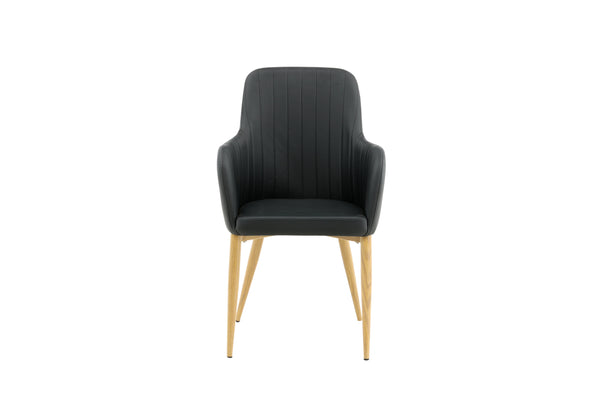 Matstolar COMFORT PU 93x57x62cm Svart-2st