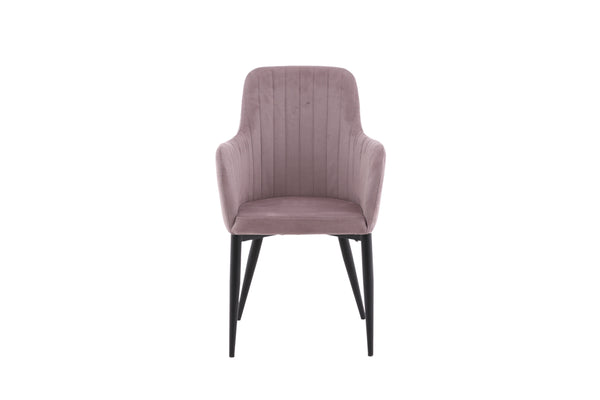 Matstolar COMFORT Manchester 93x57x62cm Dammigt rosa-2st