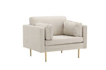 Fåtölj BOOM Manchester 86x84x110cm-Ljusbeige