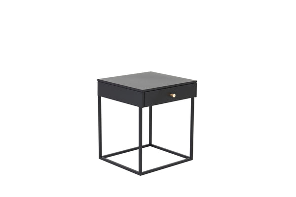 Sängbord BAKAL Stål 41x43x50 Svart