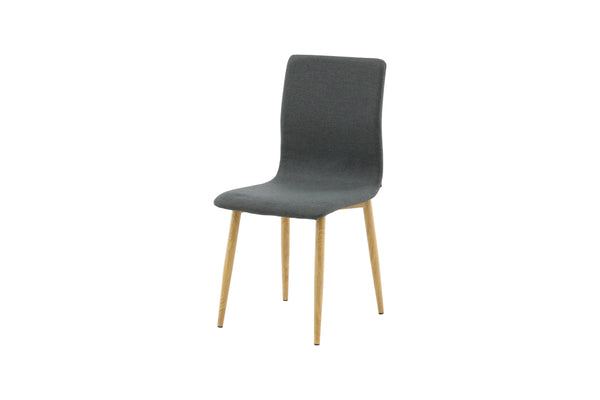 Matstolar WINDU Polyester 86x42x54cm Grå-2st