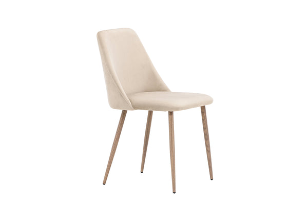 Matstolar NIGHT Sammet 87x49x56cm Brun-2st