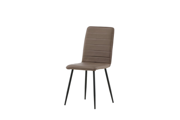 Matstolar WINDU Mikrofiber 94x43x49cm Brun-2st