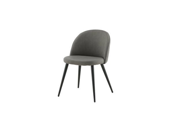 Matstolar VELVET Linen 76.5x50x57cm Grå-2st