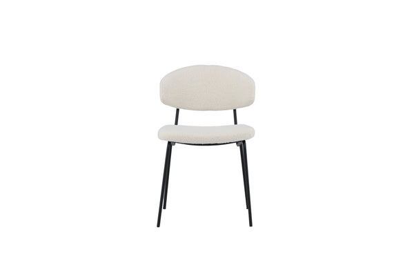 Matstolar CHICO Boucle 2-Pack Vit