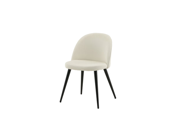 Matstolar VELVET Manchester 77x50x48cm Vit-2st