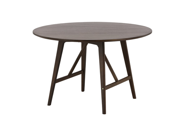 Dining table KASEINDON MDF ⌀100 Dark brown