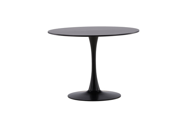 DINING TABLE GLADE Steel ⌀100 cm-Black