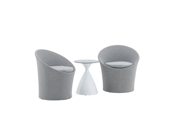 Lounge Set SPOGA Aluminium Ljusgrå
