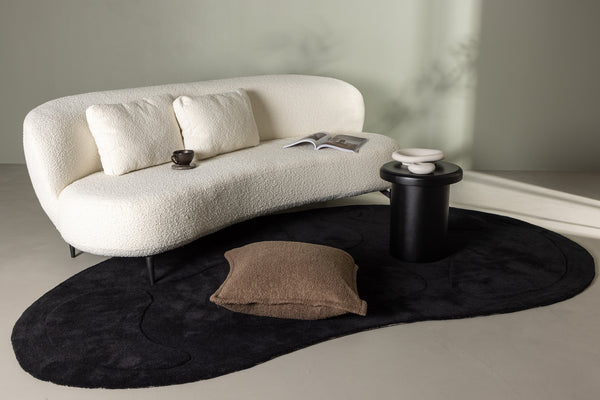 3-Sits Soffa LUNA Boucle Vit