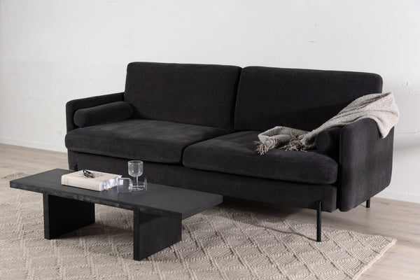 ANTIBES 3-Sitzer-Sofa Dunkelgrau