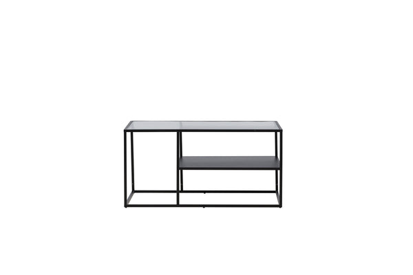 Soffbord CAMPINAS Glas 60x90 Svart