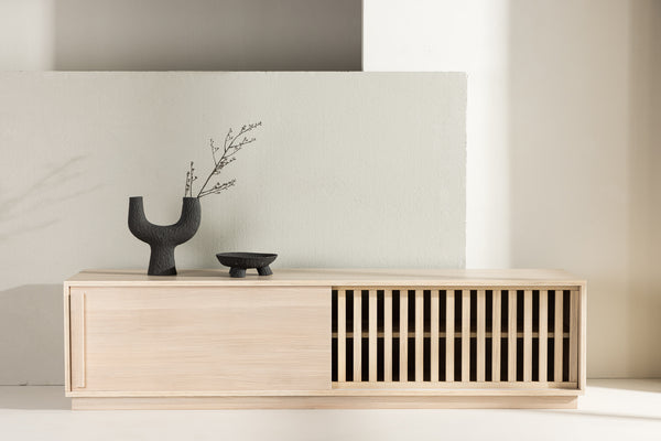TV-Bänk LUGO MDF 45*180 Vitputsad