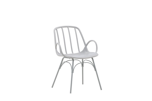 Matstolar DYRÖN Plast 81x55x59cm Ljusgrå-2st