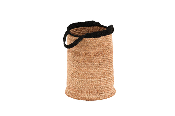 Korgar KANPUR Jute ⌀35-Natur/Svart