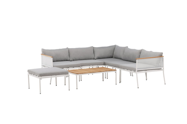 Lounge Set NETTAN Stål Natur