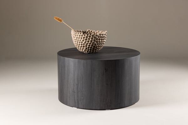 Soffbord YORK MDF ⌀80 Svart