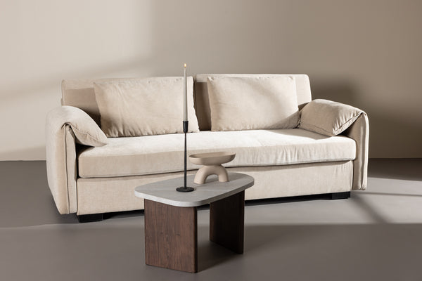 3-Sits Soffa MALVA Polyester Brun