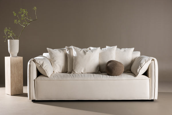 3-Sits Soffa TOREKOV Polyester Vit