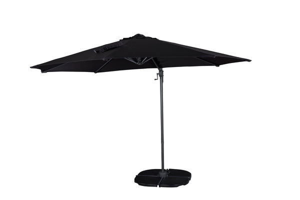 Parasoll LEEDS Aluminium ⌀300 Svart
